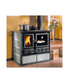 Cucina a legna la nordica + extraflame "rosa 5.0" pietra 8,8 kw